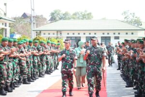 Pangdam ll/Sriwijaya Beri Pengarahan Kepada Prajurit dan PNS Korem 045/Gaya