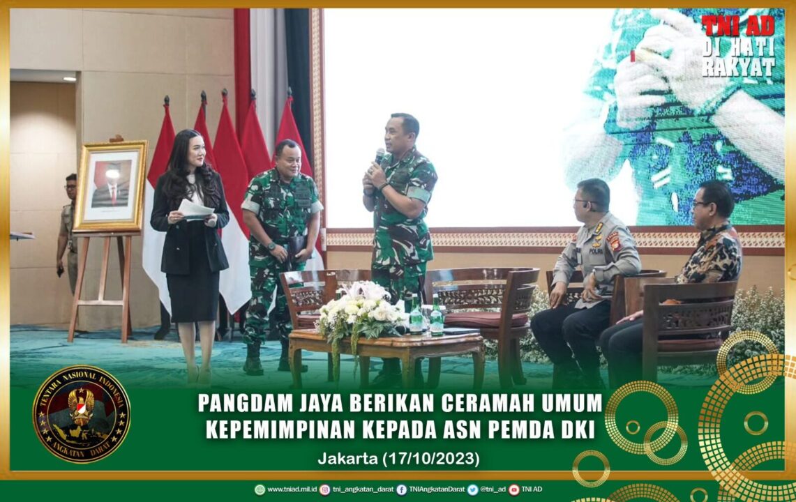 Pangdam Jaya Berikan Ceramah Umum Kepemimpinan Kepada ASN Pemda DKI