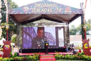 Pangdam IX/Udayana Hadiri Syukuran HUT ke 78 Zeni Angkatan Darat di Yonzipur 18/YKR