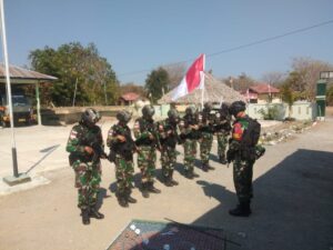 Jaga Keutuhan NKRI, Satgas Yonkav 6/Naga Karimata Gelar Patroli