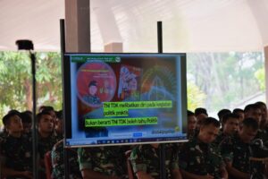 Danrindam II/Sriwijaya Ingatkan Pentingnya Netralitas TNI Pada Pemilu 2024