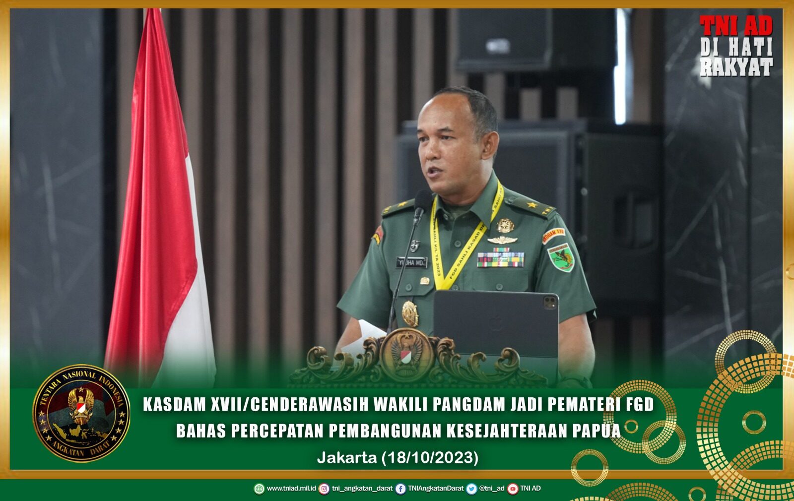 Kodam Xvii Cenderawasih Tni Angkatan Darat