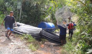 365 KK Warga Sorong Sudah Dapat Menikmati Air Bersih Buatan Prajurit Kostrad