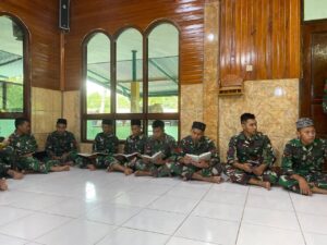 Tingkatkan Ukhuwah Prajurit Raja Adakan Khataman dan Jum'at Berkah