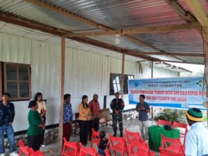 Satgas Yonif 200/BN Bersama Dinas Kesehatan Laksanakan Pemeriksaan Kesehatan Setelah Ibadah Minggu
