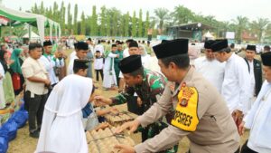 Dandim 0416/Bute Bersama Forkopimda Tebo Hadiri Upacara Hari Santri Nasional