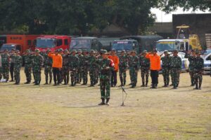 Kodam IX/Udayana Latih Pasukan Reaksi Cepat Penanggulangan Bencana (PRCPB) TNI AD