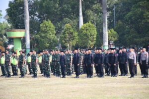 Danyonif 514 Kostrad Hadiri Apel Peringatan Hari Santri Nasional 2023 di Bondowoso