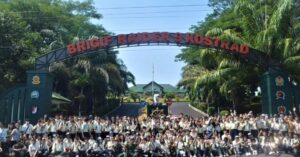 Brigif 9 Kostrad Menerima Kunjungan Belajar Siswa SMA Katolik Santo Paulus Jember