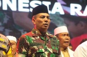 Danbrigif 9 Kostrad Hadiri Acara Do'a Bersama dan Dzikir Dalam Rangka HUT Ke-78 TNI