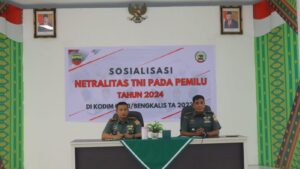 Dandim 0303/Bengkalis Serukan Netralitas TNI Pemilu 2024