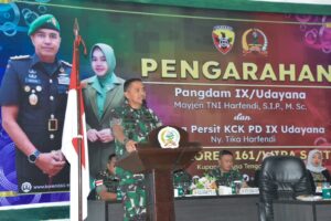 Kunjungi Korem 161/ Wira Sakti, Pangdam Harapkan Prajuritnya Mampu Memberi Solusi Setiap Permasalahan dan Kesulitan Masyarakat