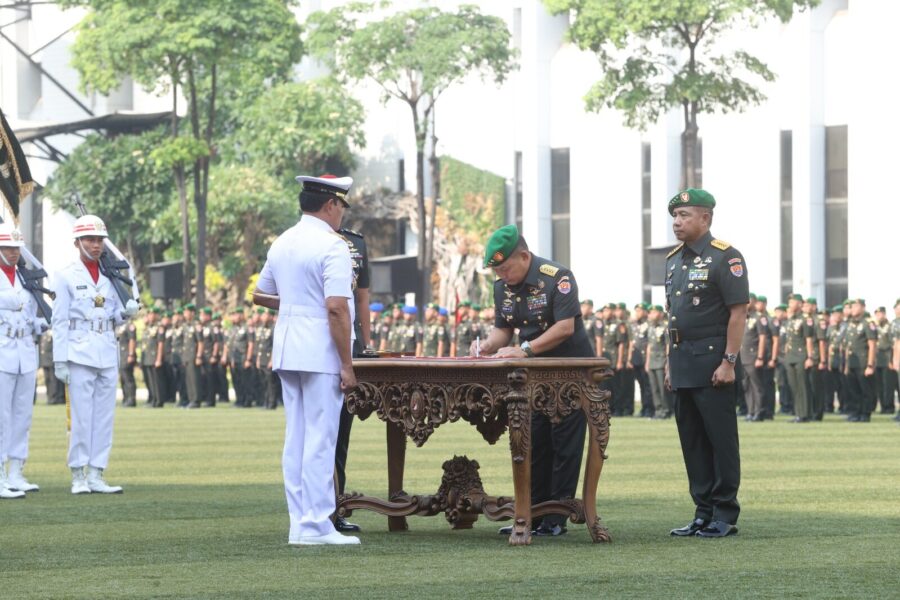 Tampuk Pimpinan Berganti Tni Ad Gelar Upacara Sertijab Kasad