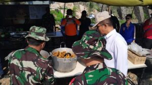 Penutupan Latihan Penanggulangan Bencana Alam Korem 163/WSA Ditandai Dengan Kegiatan Baksos