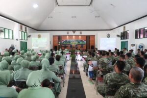 Brigif 6 Kostrad Gelar Acara Syukuran Peringati Hari Jadi Yang ke-62 TA 2023