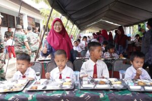 Kodam II/Sriwijaya Terus Lanjutkan Program Unggulan Dapur Masuk Sekolah