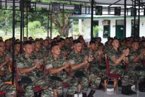 Kunjungi Markas Badak Hitam Yonif 113/JS, Danbrigif 25/Siwah Berikan Pesan dan Kesan