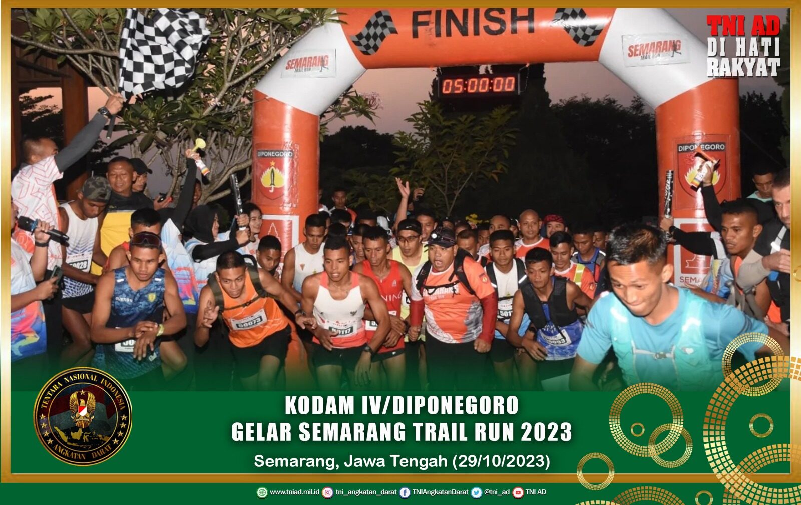 Kodam IV/Diponegoro gelar Semarang Trail Run 2023