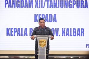 Pangdam XII/Tpr Serahkan 3 Tersangka dan Barang Bukti 15,75 Kg Sabu ke BNNP Kalbar