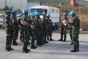 FHQSU Konga XXVI-01 UNIFIL Gelar Latihan Kontijensi Plan