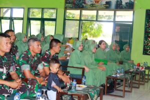 Komandan Yonif 321 Berikan Sosialisasi Tentang Netralitas TNI Kepada Para Prajurit dan Persit