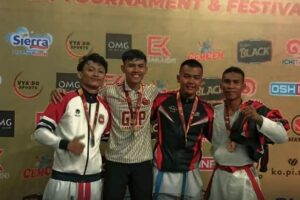 Karateka Yonif 328 Kostrad Juara UPI Karate Cup IV 2023