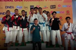 Karateka Yonif 328 Kostrad Juara UPI Karate Cup IV 2023