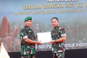 Danrem 012/TU Raih Penghargaan Program Ketahanan pangan Nasional Terfavorit TNI AD