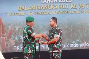 Danrem 012/TU Raih Penghargaan Program Ketahanan pangan Nasional Terfavorit TNI AD