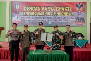 Dandim 0424/Tanggamus Buka Karbak TNI di Kabupaten Pringsewu Tahun 2023