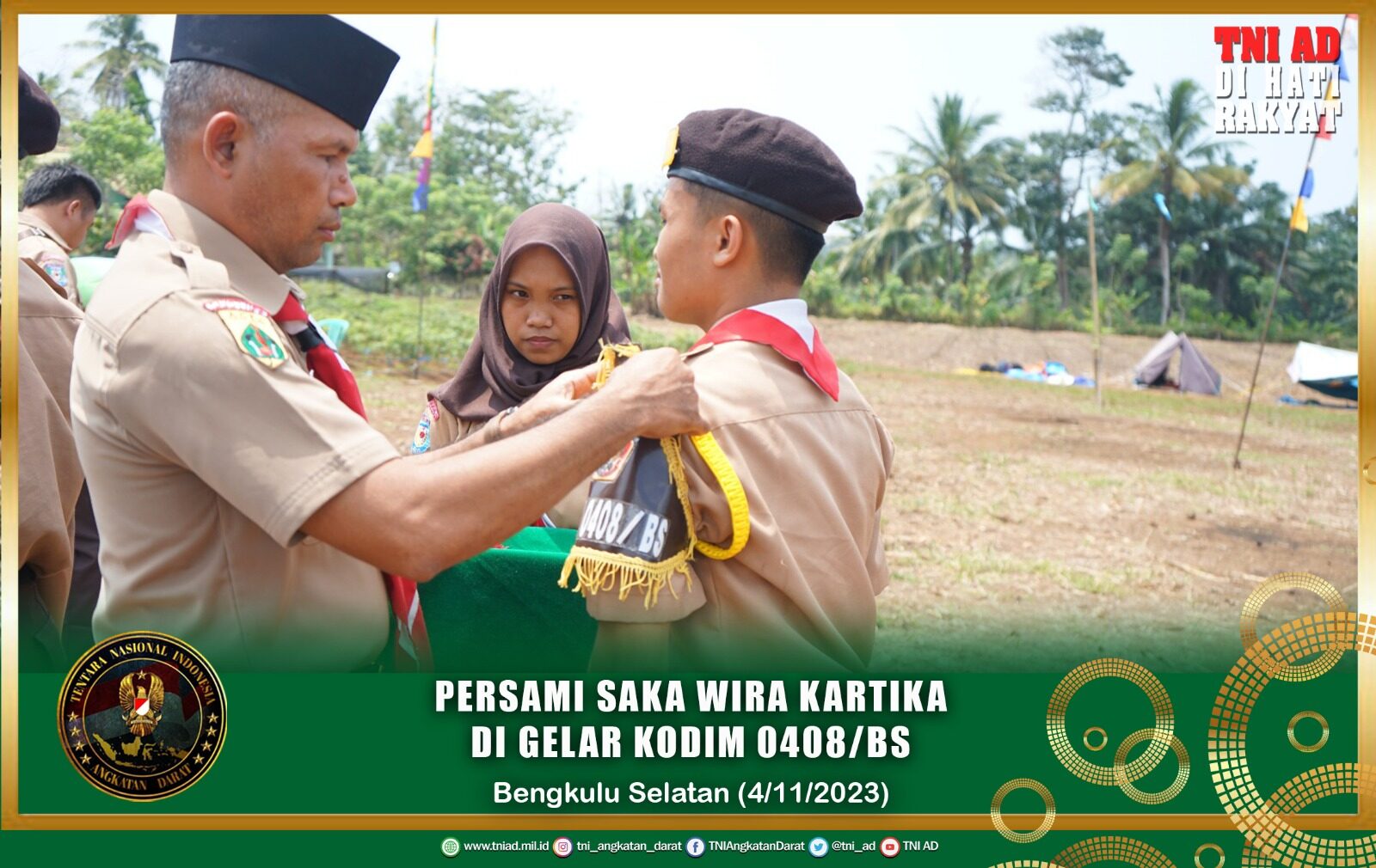 Persami Saka Wira Kartika di Gelar Kodim 0408/BS