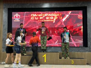 Tim Petembak Yonif 328/Dirgahayu Sukses Naik Podium dan Raih Juara Pada Kejuaraan Menembak Dankopasgat Cup 10 Tahun 2023