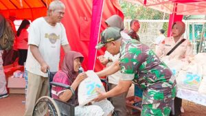 Semarakkan HUT Korem 051/Wijayakarta Ke-25, Kodim 0507/Bekasi Gelar Pengobatan Gratis