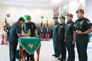 Pangdam II/Sriwijaya Pimpin Sertijab Danrem 044/Gapo dan Dua Pejabat Kodam II/Swj