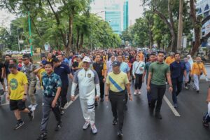 Pangdam I/BB Hadiri Fun Walk Bersama Ribuan Warga Kota Medan