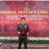 Membanggakan, Salah Satu Perwira Terbaik TNI AD Raih Book Prize Award National Defence College India
