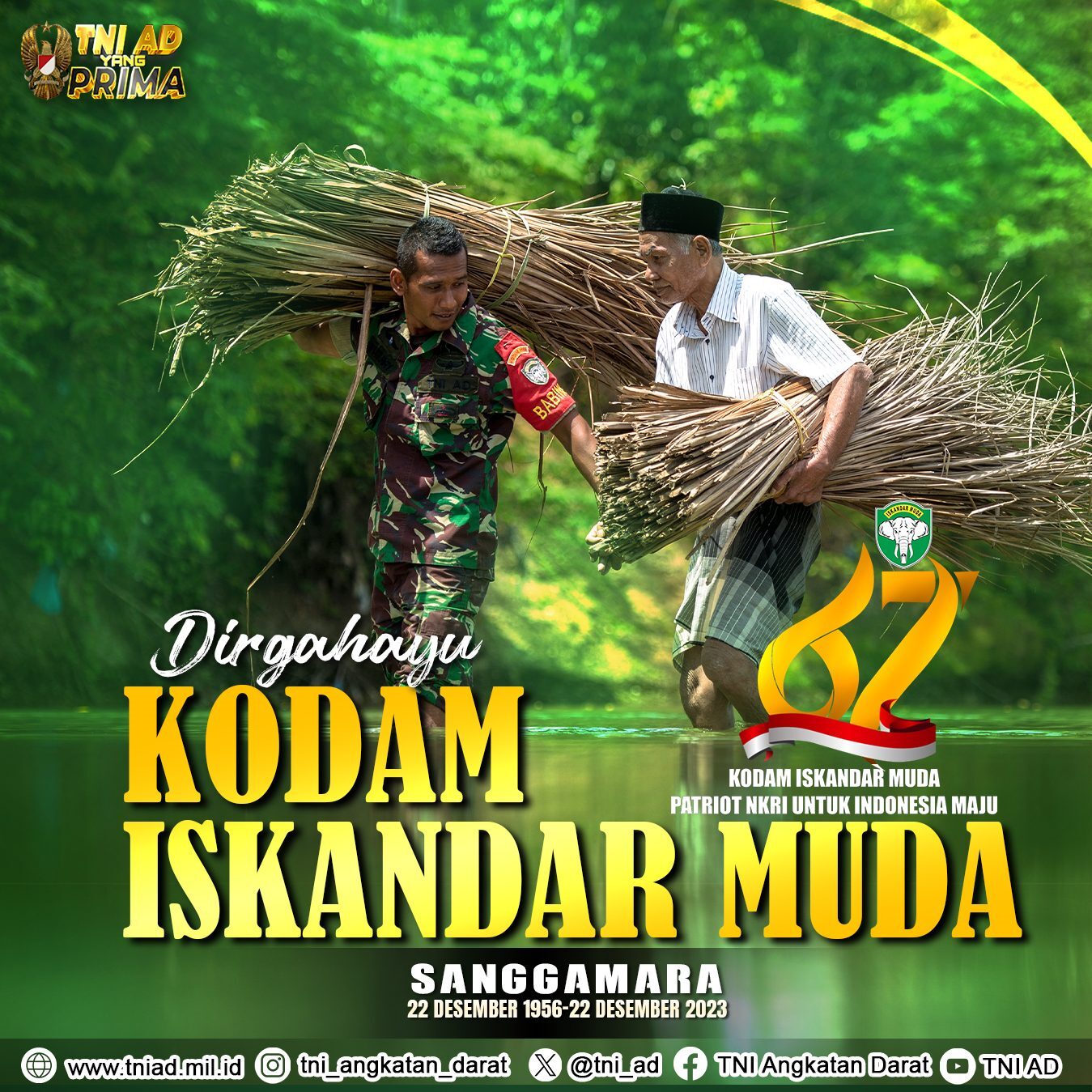 Dirgahayu Kodam Iskandar Muda