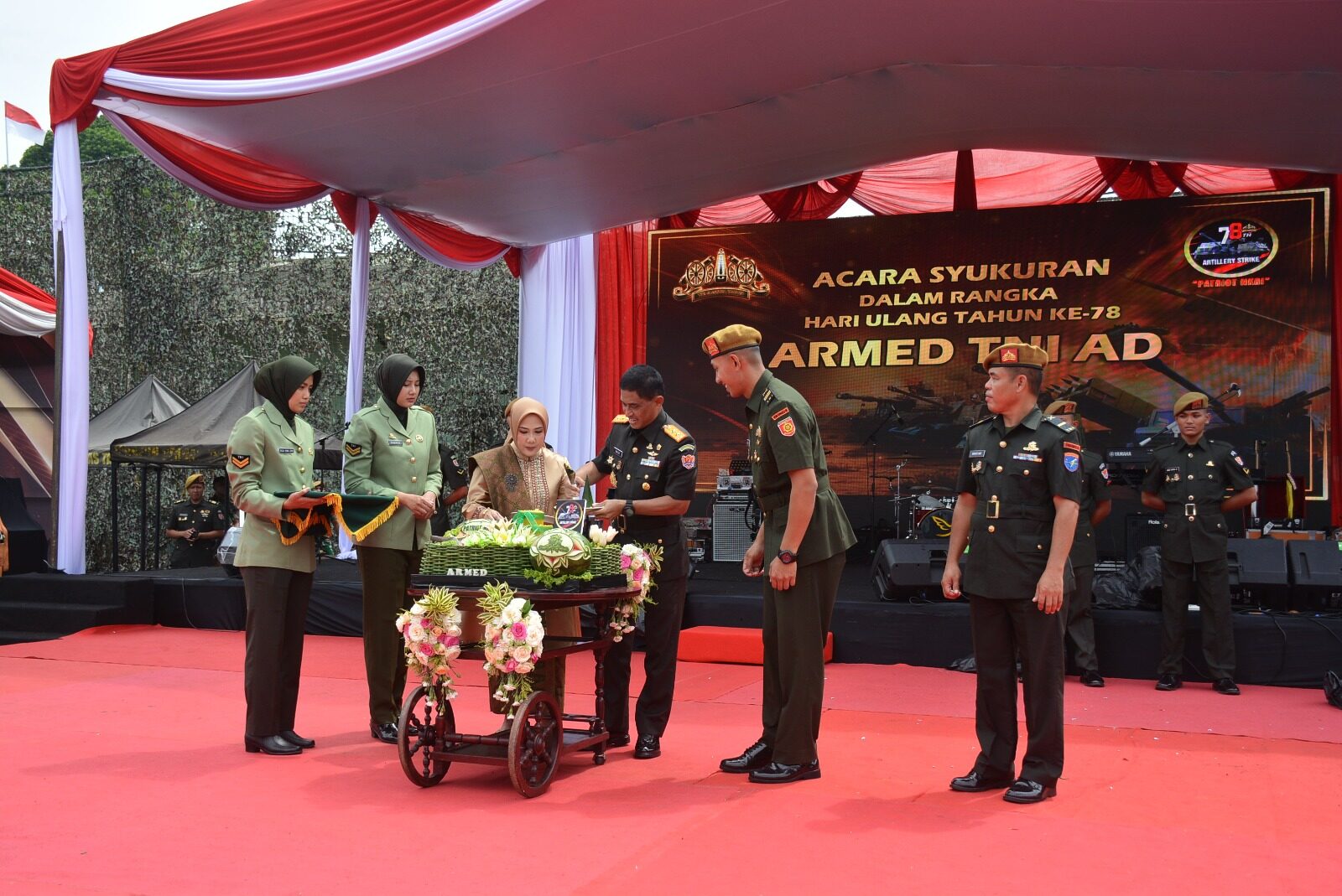 Peringati HUT -78, Danpussenarmed Bertekad Wujudkan Korps Armed Yang PRIMA