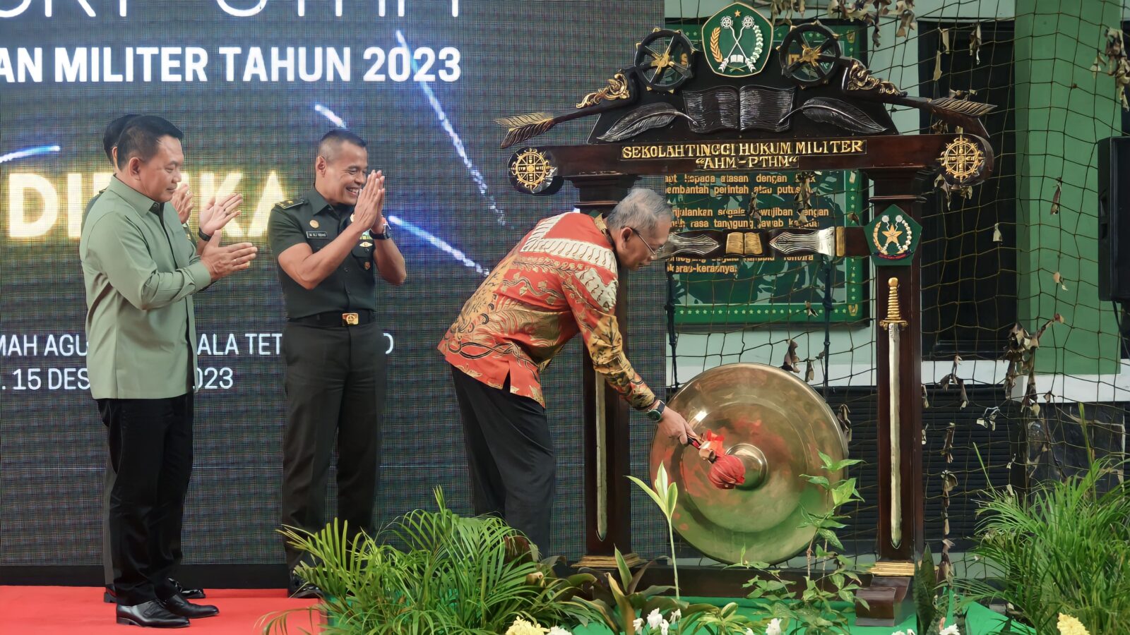 Satu-Satunya di Dunia, STHM Gelar Lomba Moot Court Peradilan Militer Piala Bergilir Mahkamah Agung dan Piala Tetap Kasad Tahun 2023