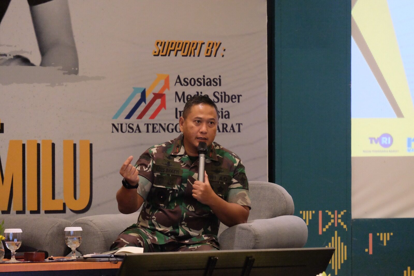 Korem 162/WB Gelar Talkshow 2023, Literasi Digital Milenial di Tahun Pemilu