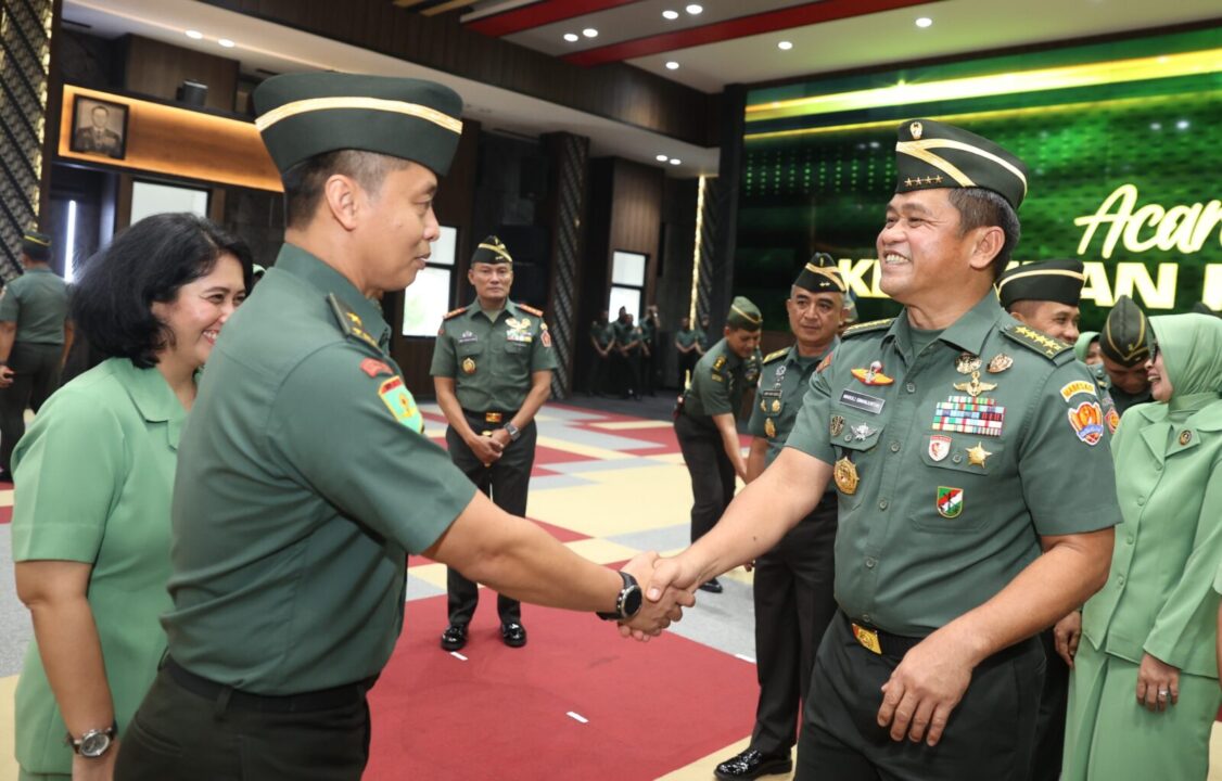 Kasad Terima Laporan Kenaikan Pangkat 30 Pati TNI AD, 19 Diantaranya Baru Pecah Bintang