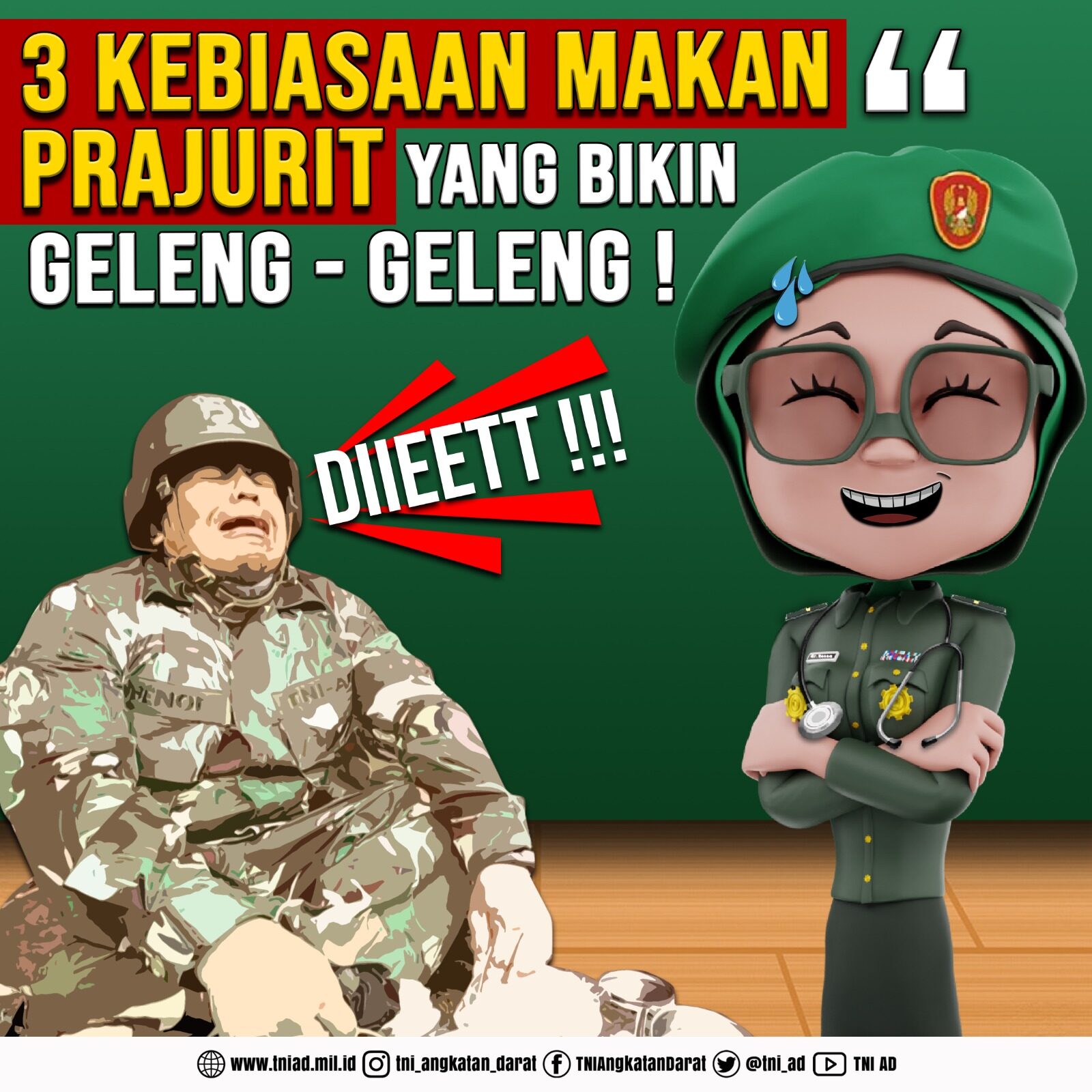 3 Kebiasaan Makan Prajurit Yang Bikin Geleng-geleng !