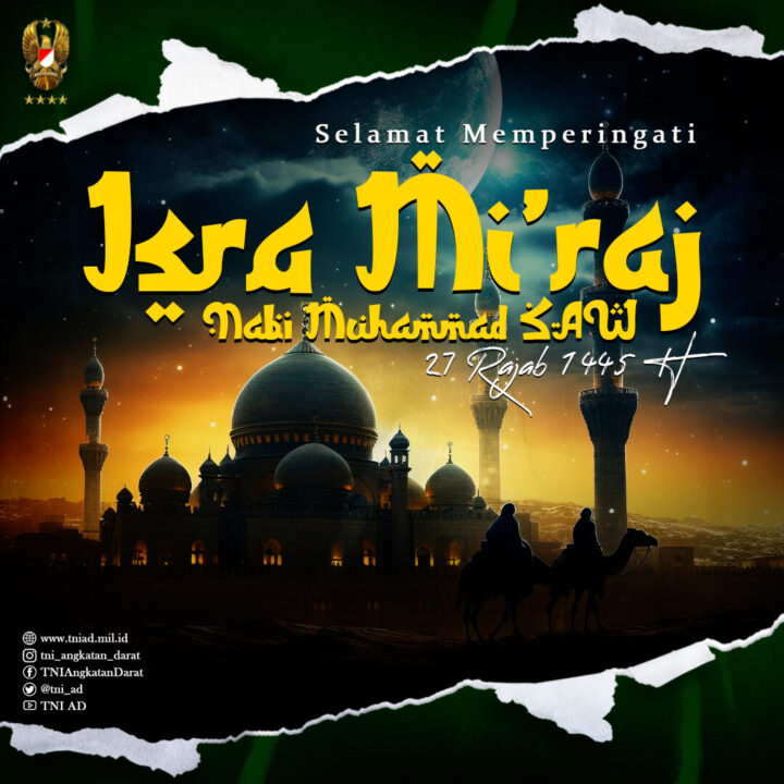 Selamat Memperingati Isra Mi'raj Nabi Muhammad SAW 27 Rajab 1445 H
