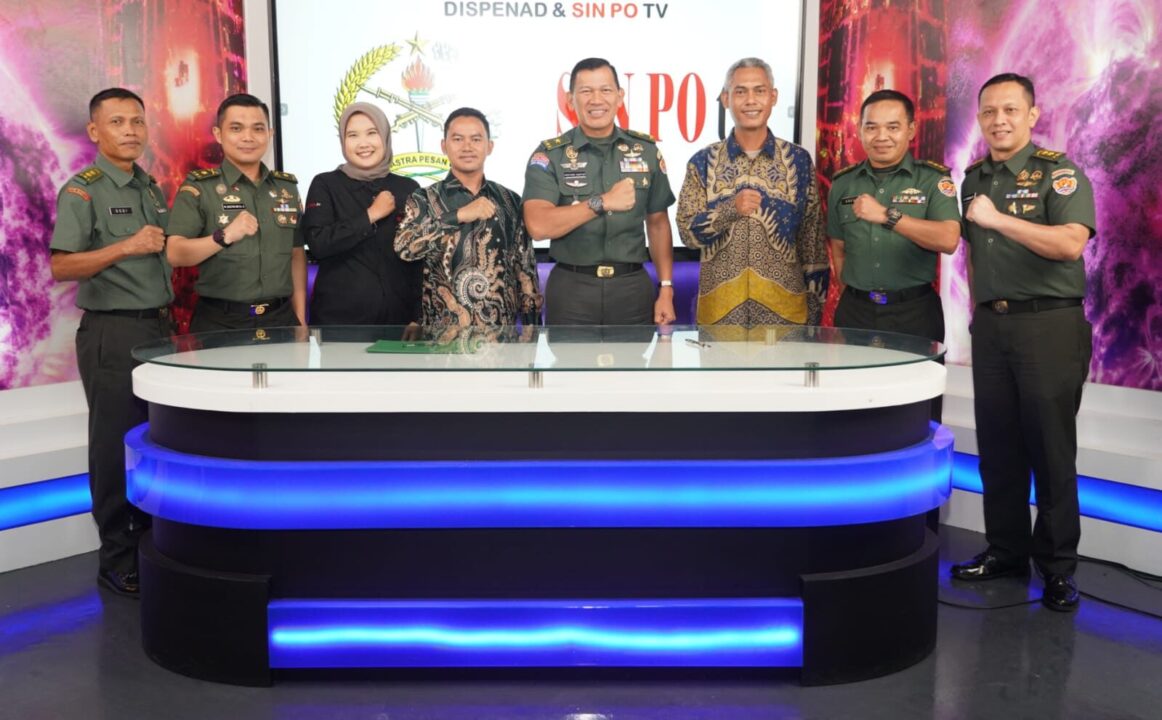 Tingkatkan Publikasi TNI AD, Dispenad Gandeng Sinpo TV