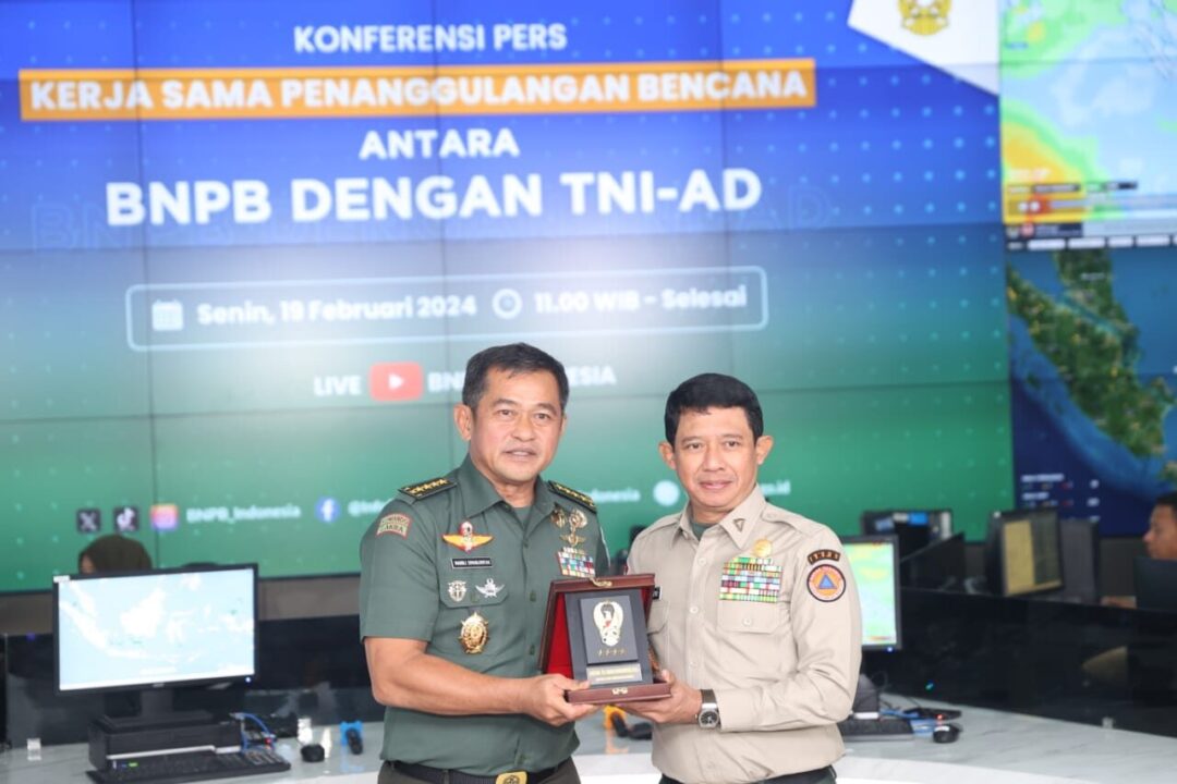 Perkuat Kapasitas Indonesia Hadapi Bencana, TNI AD Kolaborasi Dengan BNPB