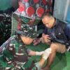 Aksi Cepat Tanggap Yonif 330 Kostrad Berikan Bantuan Pasca Angin Puting Beliung Melanda Rancaekek