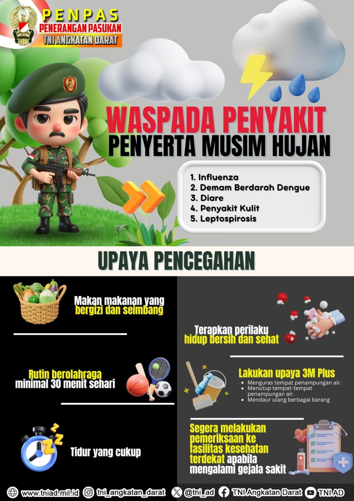 Waspada Penyakit Penyerta Musim Hujan