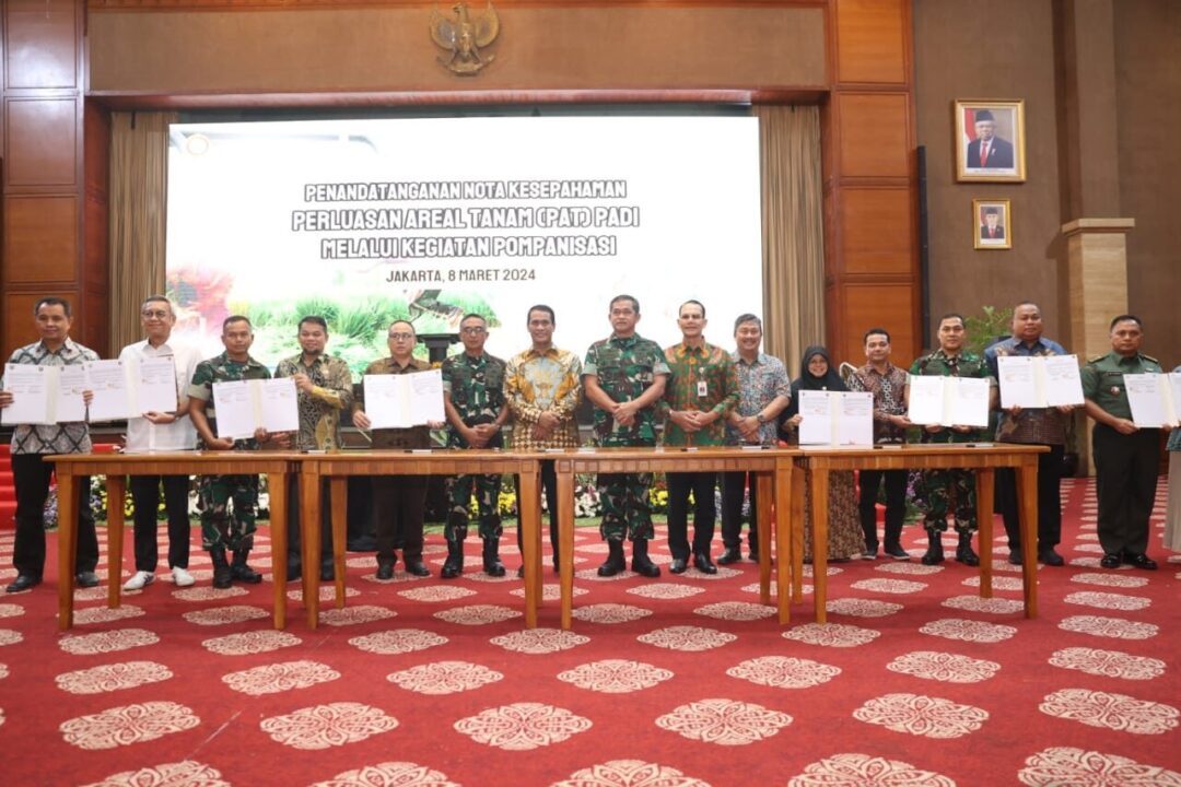 Manfaatkan Sungai-Sungai Besar, TNI AD - Kementan Bersinergi Wujudkan Hanpangan