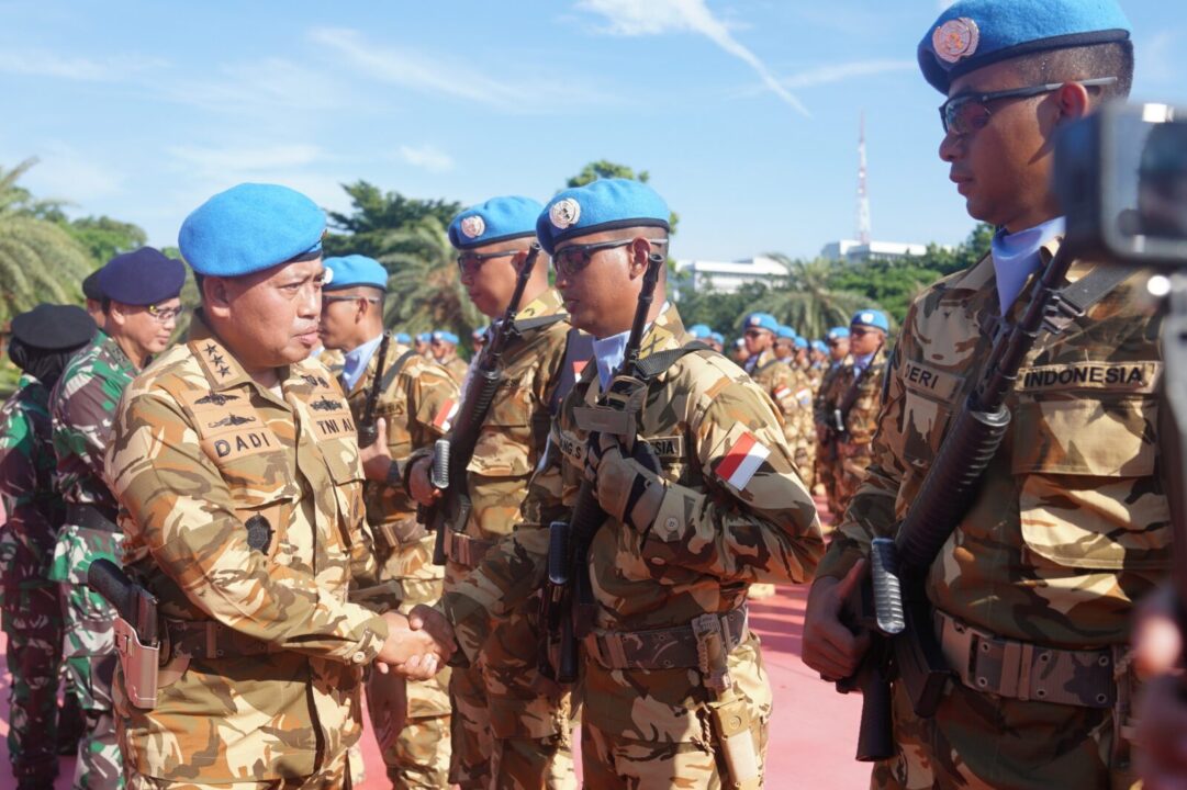 1025 Personel TNI Siap Tugas Misi Perdamaian di Kongo