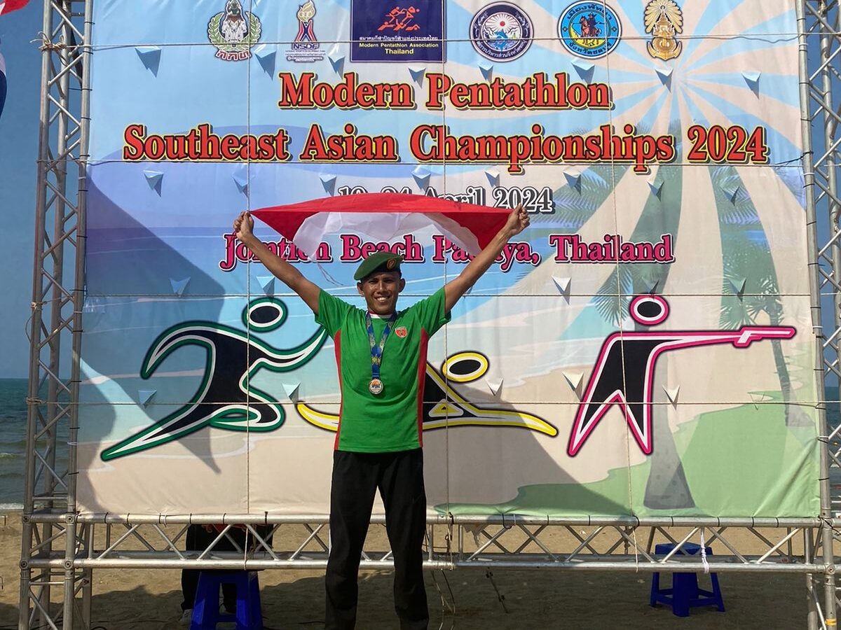 Atlet Kodam XIV/Hsn Raih Prestasi Gemilang Toreh Medali di Ajang Modern Pentathlon Southeast Asian Championship 2024